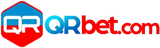 Logotipo oficial da QRBet8 em cores vivas com tipografia moderna