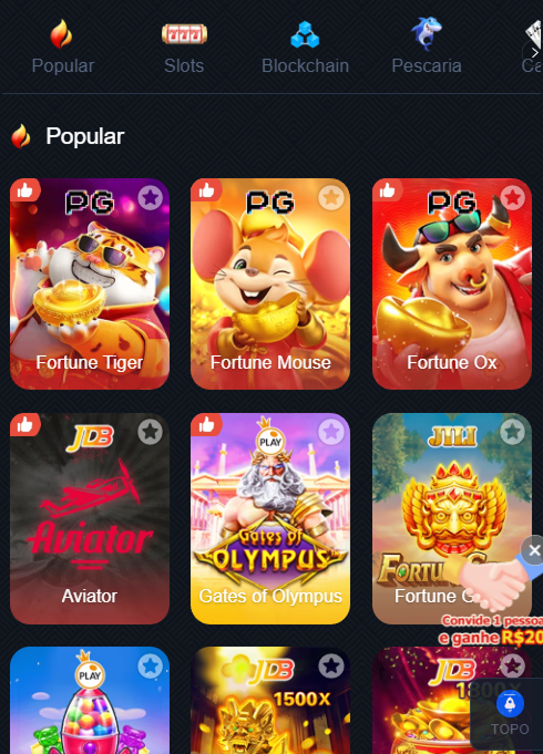 Imagem dos melhores jogos disponíveis na QRBet8, incluindo slots, cassino ao vivo e apostas esportivas